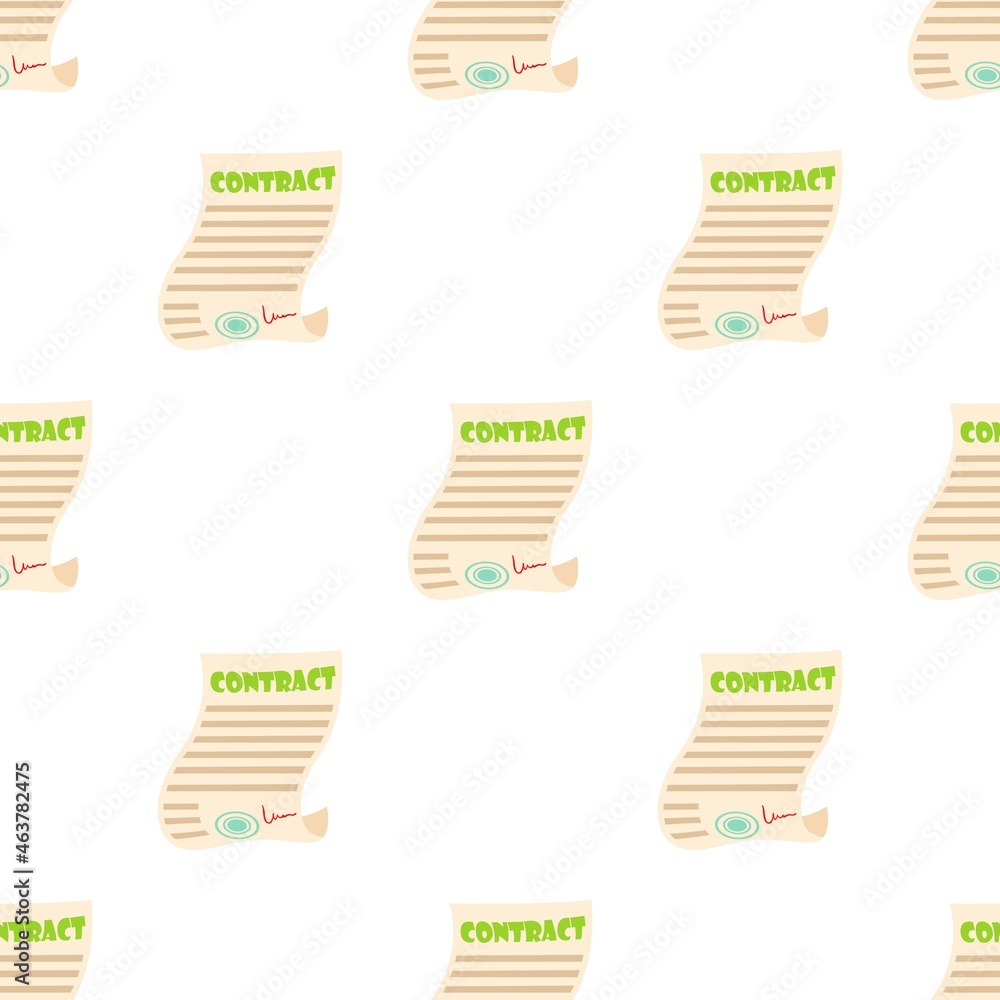 Poster document contract pattern seamless background texture repeat wallpaper geometric vector