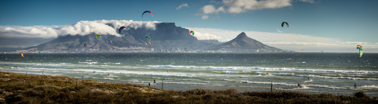 Kiteboarders Cape Town South Africa