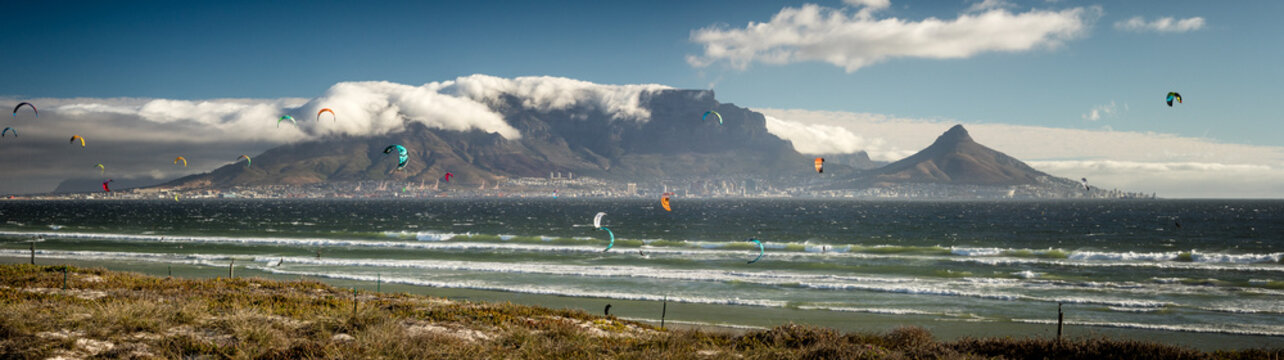 Kiteboarders Cape Town South Africa