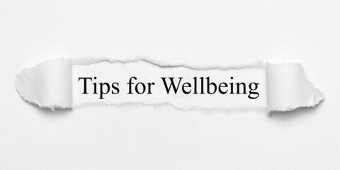 Tips for Wellbeing 