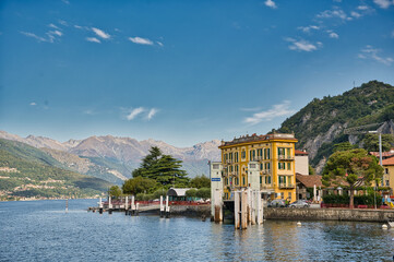 Small picturesque town of Varenna in Lake Como, Italy