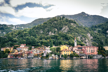 Small picturesque town of Varenna in Lake Como, Italy