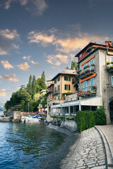 Small picturesque town of Varenna in Lake Como, Italy