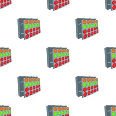 Start lights in race pattern seamless background texture repeat wallpaper geometric vector