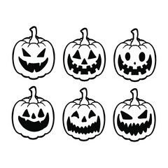 halloween pumpkin icons