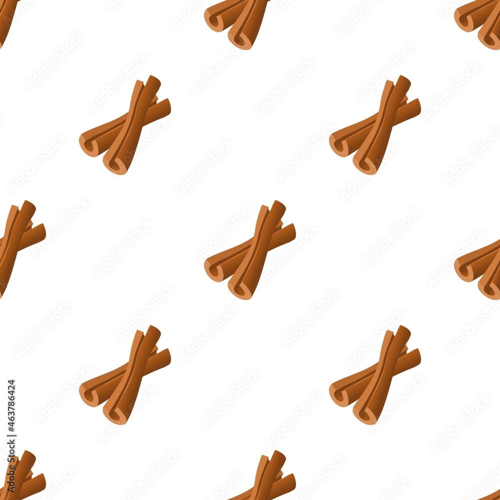 Poster cinnamon sticks pattern seamless background texture repeat wallpaper geometric vector