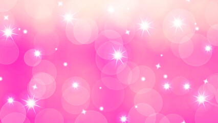 pink background with bokeh lights