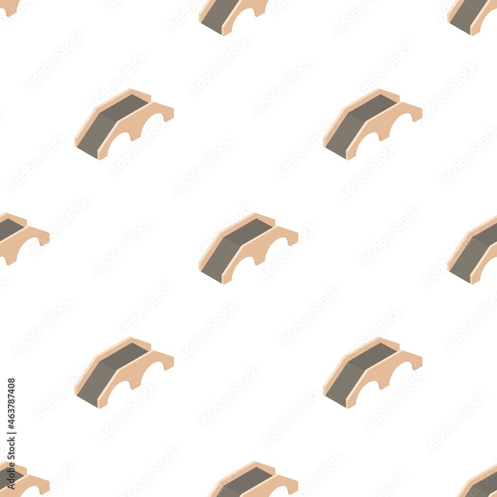 Poster bridge with hoist pattern seamless background texture repeat wallpaper geometric vector