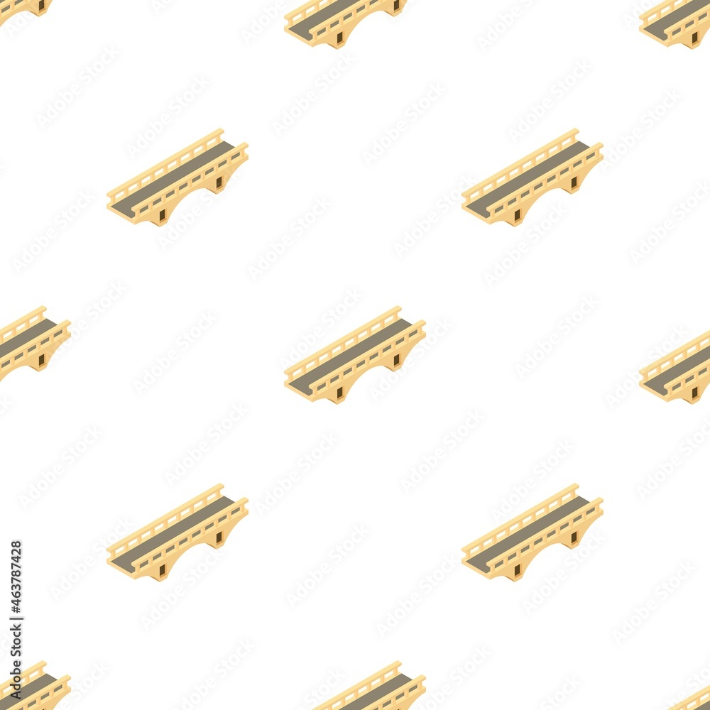 Poster direct bridge pattern seamless background texture repeat wallpaper geometric vector