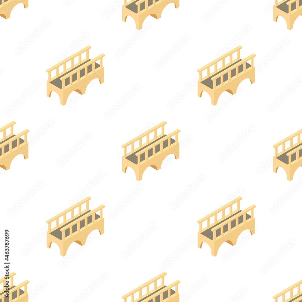 Poster bridge for transit pattern seamless background texture repeat wallpaper geometric vector