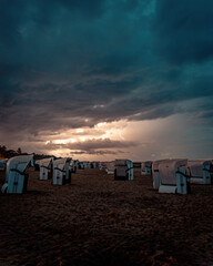 thunderstorm at the beach