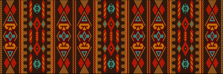  Folk ornament, national pattern, ethnic embroidery, ornamental texture, traditional geometric motives of the tribes of the African continent.