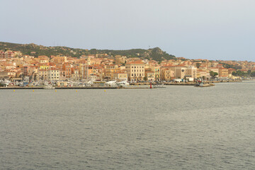Fototapeta premium La Maddalena - located on the islands of the Maddalena archipelago in the province of Sassari, northern Sardinia, Italy. 