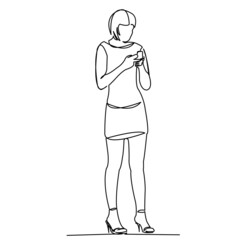 girl with phone