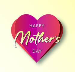 happy mother's day, vector illustration 