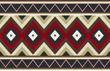 Tribal ethnic vector pattern.Designs for fabric and printing.Geometric ethnic pattern embroidery design for background or wallpaper and clothing.