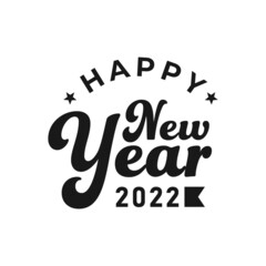Happy New Year 2022 Lettering