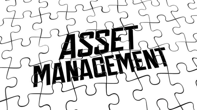 Asset Management Coordination Managing Financial Files Records Data 3d Animation