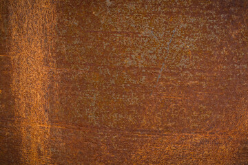Grunge rusted metal texture, rust, and oxidized metal background. Old metal iron panel