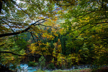 Autumn in Ordesa and Monte Perdido National Park, Spain