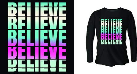 Typography t-shirt design.