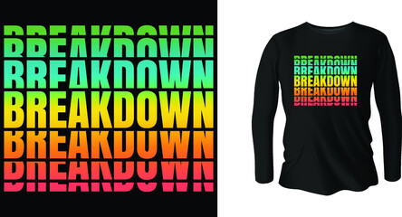 Typography t-shirt design.