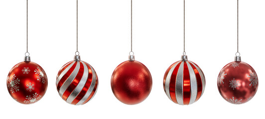 クリスマス　オーナメント　赤