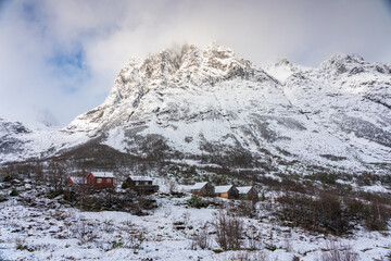 winter in the mountains