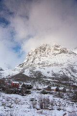 winter in the mountains