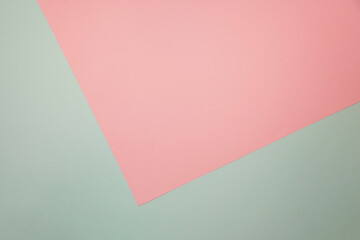  Abstract pastel blue and  pink color paper geometry composition background. Geometric shapes and lines.