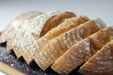 Gluten free artisan bread sourdough cob, homemade baking of delicious round bread