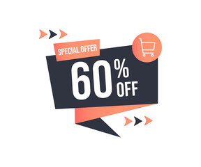 online sales poster - 60% off	