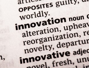 Obraz premium a word and its definition