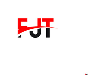 FJT Letter Initial Logo Design Vector Illustration