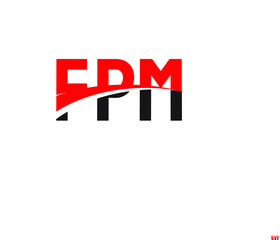 Fototapeta premium FPM Letter Initial Logo Design Vector Illustration