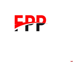 Obraz premium FPP Letter Initial Logo Design Vector Illustration