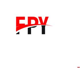Fototapeta premium FPY Letter Initial Logo Design Vector Illustration
