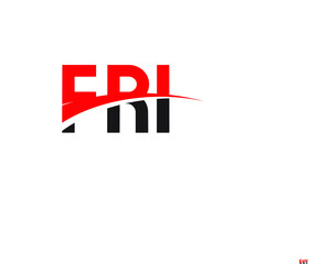 FRI Letter Initial Logo Design Vector Illustration