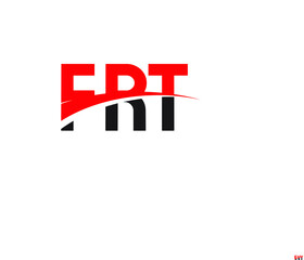 FRT Letter Initial Logo Design Vector Illustration