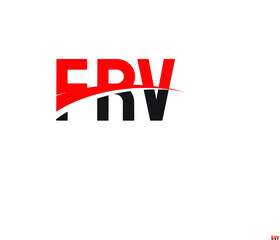 FRV Letter Initial Logo Design Vector Illustration