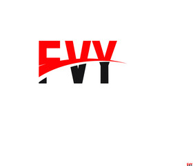 FVY Letter Initial Logo Design Vector Illustration