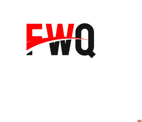 FWQ Letter Initial Logo Design Vector Illustration