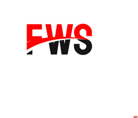 FWS Letter Initial Logo Design Vector Illustration