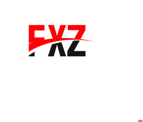 FXZ Letter Initial Logo Design Vector Illustration