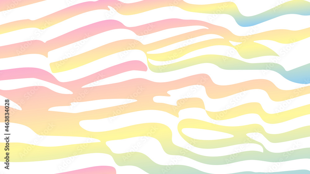 Fototapete Distorted lines. Wave is a distortion effect. Optical illusion. Circular lines stripes or background with wavy distortion effect. Vector illustration.