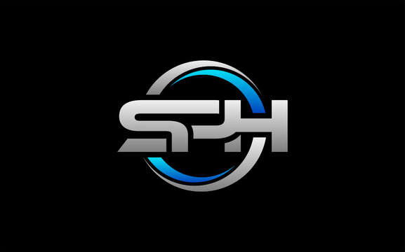 SPH Letter Initial Logo Design Template Vector Illustration	
