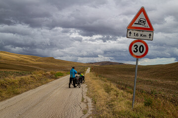 bike route sign