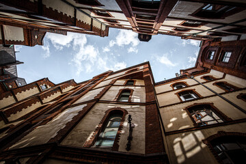 old building in the city