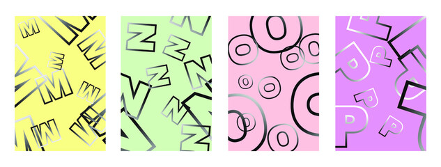 Minimal cover design. colorful halftones. Modern background template design for web. vector illustration