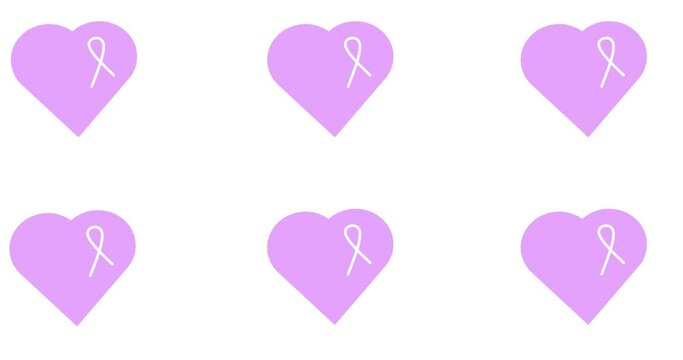 Violet awareness ribbon. World Lupus Day. Autoimmune disease. World systemic lupus erythematosus day. Immune system disorders. Animation  on the lupus problem for May awareness organizations.  